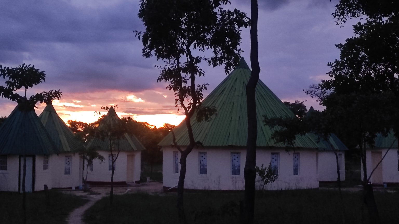 Faith Farm Children´s Home bei Sonnenuntergang